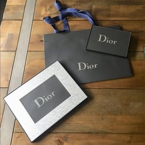 Pebbled Dior Bag w/ silver mat and free frame